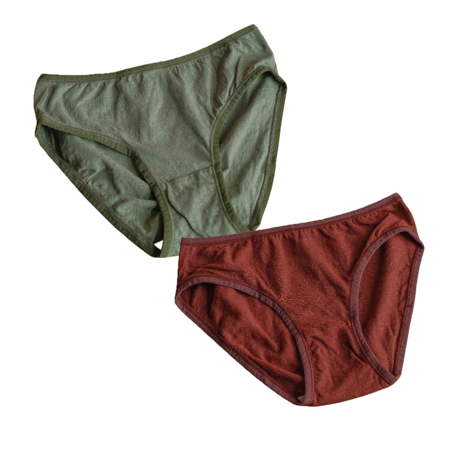 Confezione Da 1/2/3 Capi Di Biancheria Intima Da Donna In Cotone E Lino Con Tintura Vegetale Slip A Vita Media Freschi Slip Da Viaggio Per Tutti I Giorni