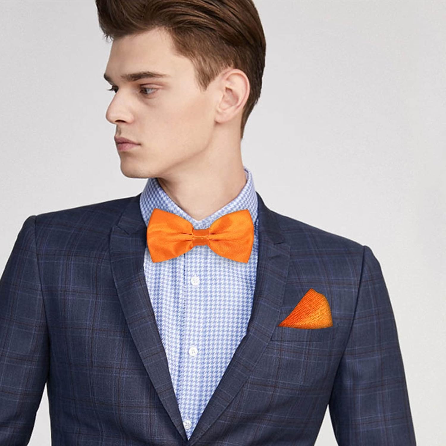 Medsuo Adjustable Bowtie, Men BowtiePre-Tied Bow Tie for Parties - Image 5