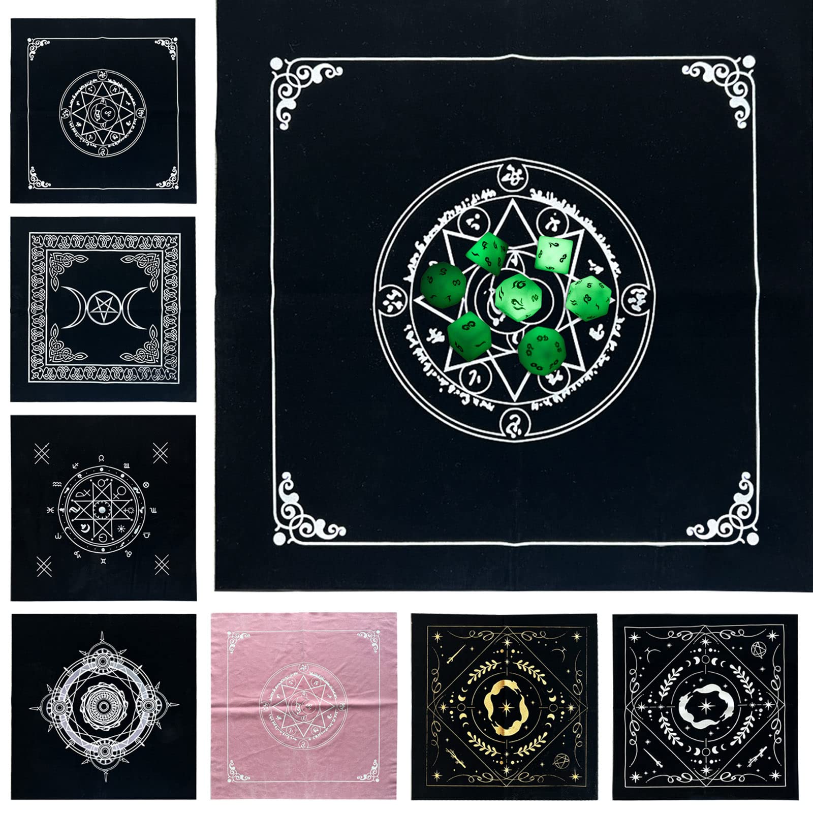 Metaphysical Altar Tablecloth Square Tarot Tablecloth - Flannelette ...