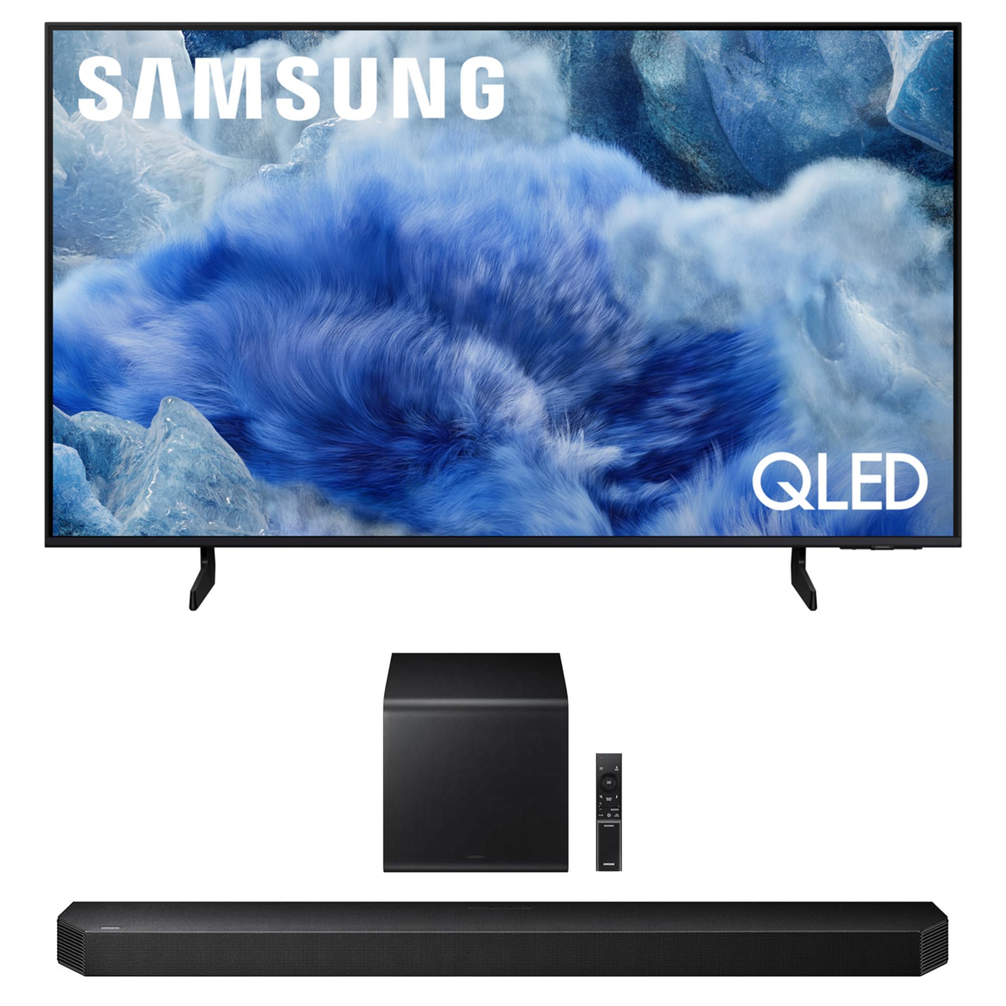 Samsung QN43Q8FAAFXZA 43 Inch Class QLED Q8F 4K Vision AI Smart TV with a HW-Q800F Q Series Soundbar 5.1.2 Ch Subwoofer (2025)