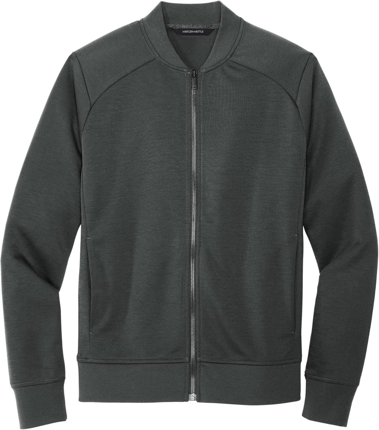 Amazon.com: Mercer+Mettle Unisex Double-Knit Bomber | Lightweight Zip ...