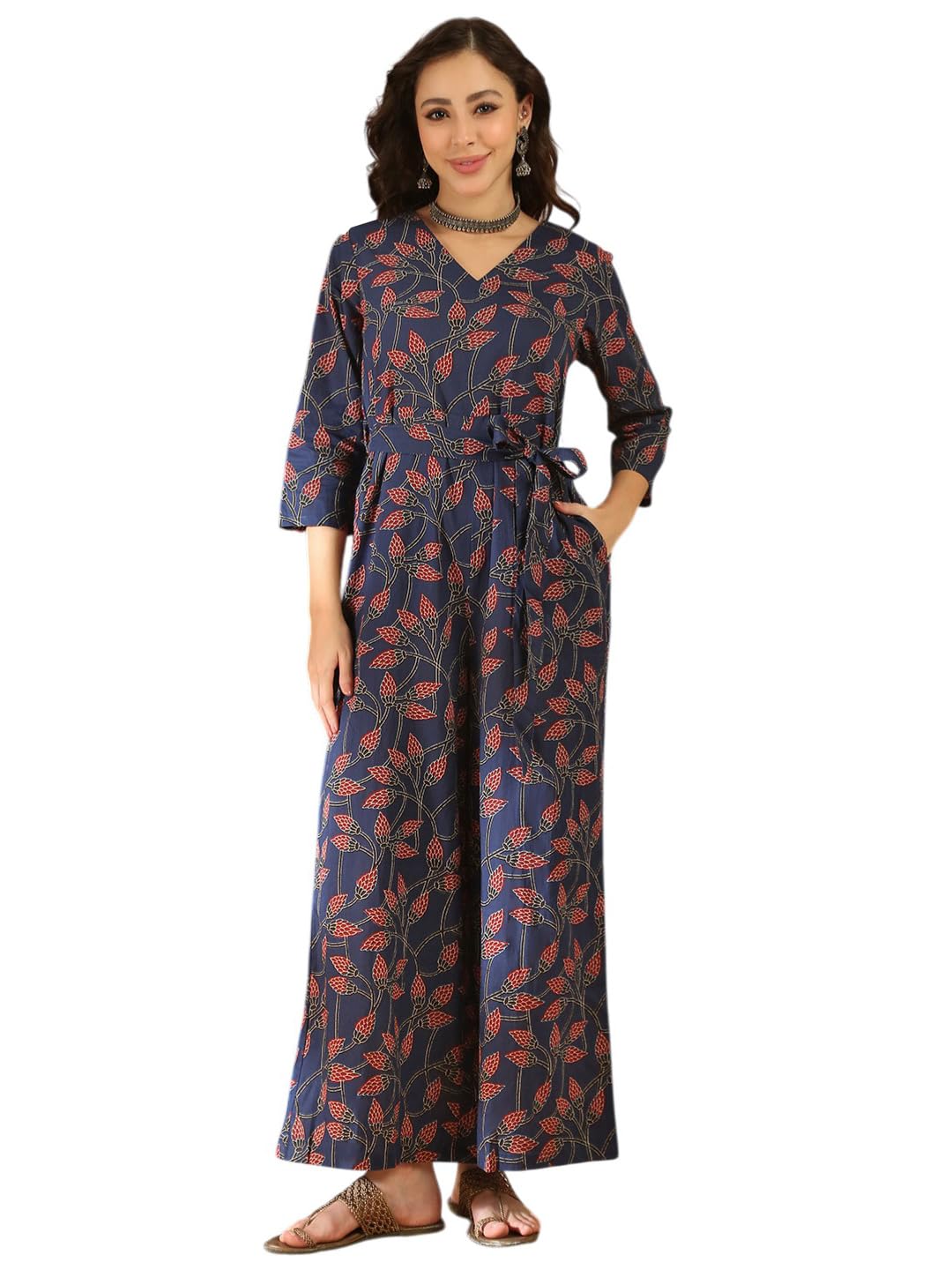 globus Women Jumpuit (8909389048400_Maroon_S)-picture-18