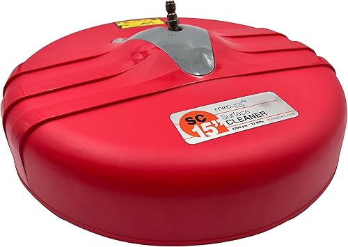 Limpiador de superficies MLSC15 de 15 pulgadas. Se adapta a lavadoras a presión eléctricas AR Pro 600 Series o lavadoras a presión de gas