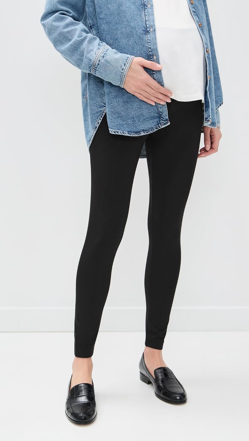 HATCH The Bodyflex Legging, Maternity & Postpartum Leggings, Under Over Belly Design & C-Section Friendly, Black - Image 3