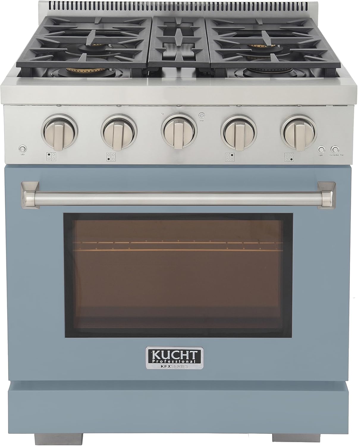 Kucht KFX300-LB Gas Range, 30 in, Light Blue