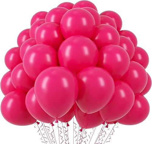 Miniatura 60 de Globos Rosados Retro, paquete de 66 globos de 12 pulgadas de color rosa suave, globos de látex para fiestas de cumpleaños, baby shower, San 07 Retro