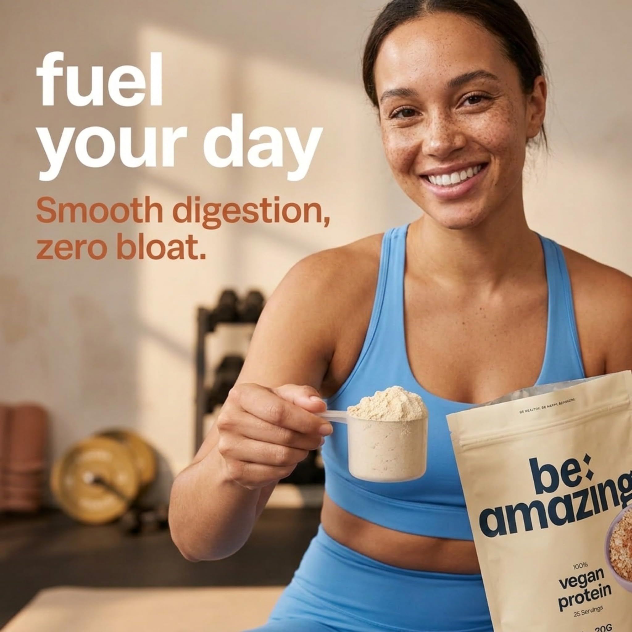 BE AMAZING Vegan 20g Protein Powder, Brown Sugar Oatmeal, 25 Servings — Amazon image 7