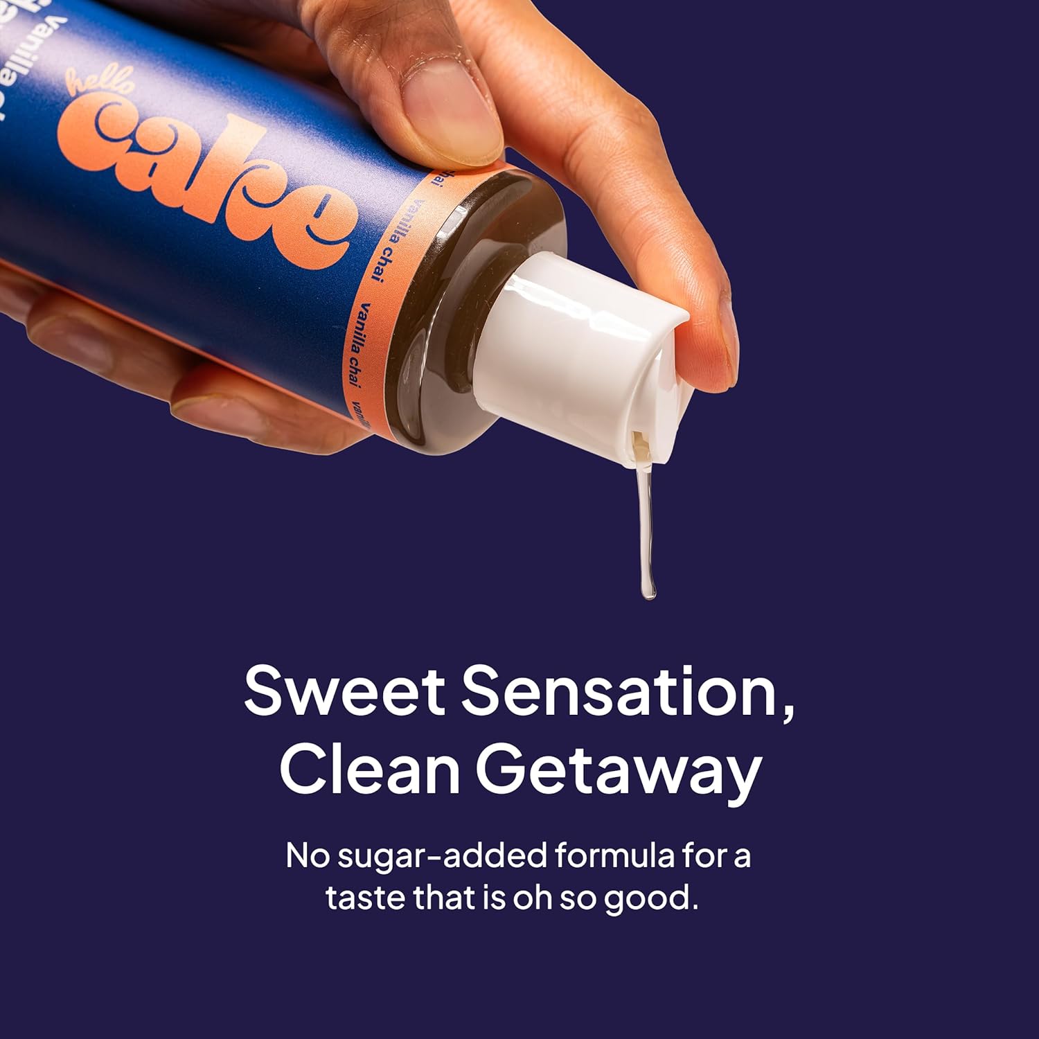 Hello Cake Ultimate Flavor Pack - Includes Peppermint, Vanilla Chai, Strawberry Shortcake, and Peaches & Cream Flavored Personal Lubricants - Made Without Added Sugar - Condom and Toy Safe, 8 fl oz