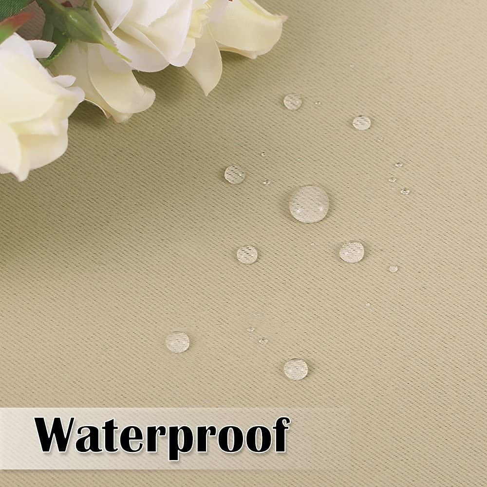 Extra breite, wasserdichte Vorhänge für den Außenbereich, für Terrasse, lichtbeständig, ideal für Schlafzimmer, Peras und Schiebetüren, Sonnenschutz