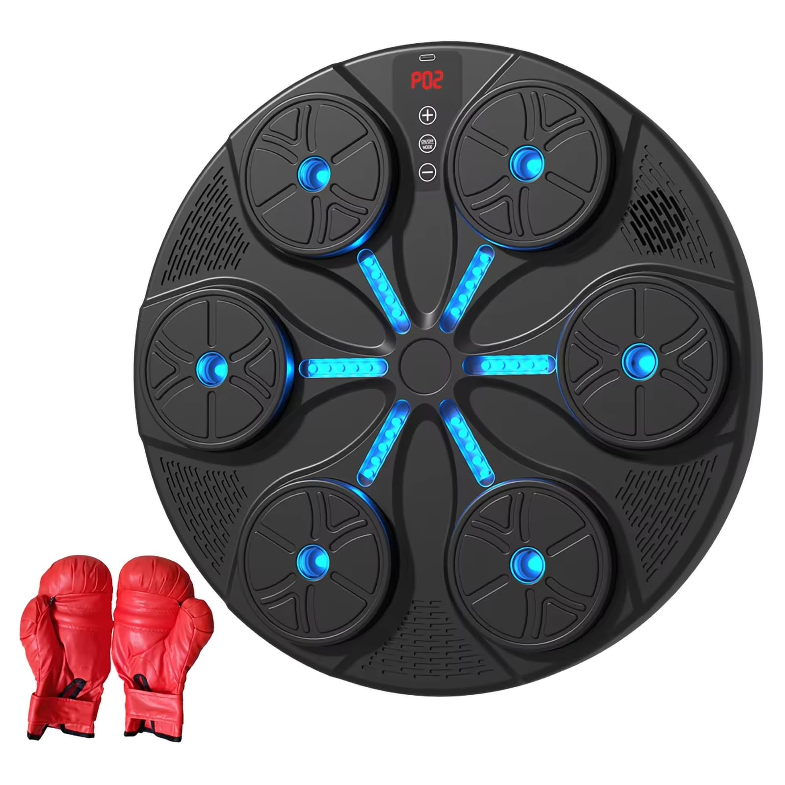 Cible de boxe musicale pour enfants et adultes à installer sans perçage dans le salon