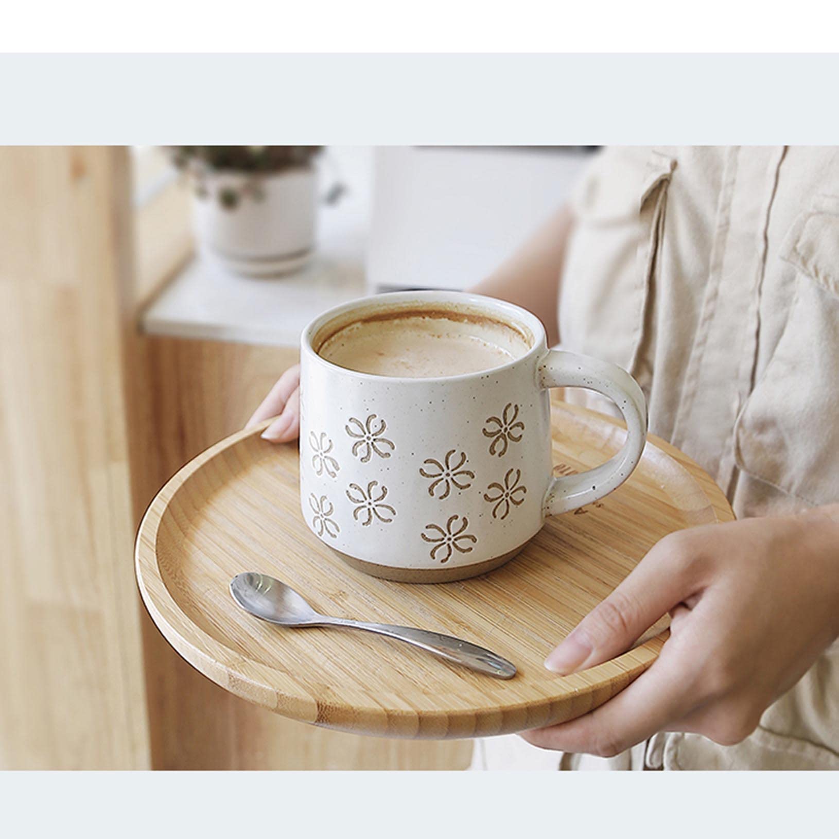 Amazon.com | 450ml Large Ceramic Coffee Mug,Relief Pattern Pottery Tea Cup  with Handle for Milk Latte Cappuccino,Dishwasher and Microwave Safe, Unique  Gift for Parents Women blue-450ml(Blue): Coffee Cups & Mugs