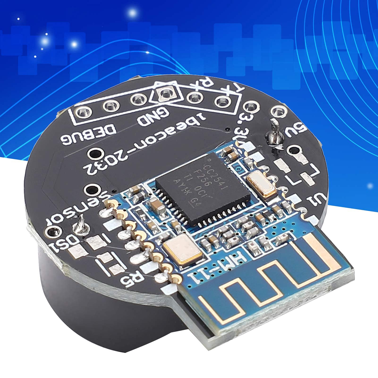 Kuuleyn Near Field Positioning Blue Tooth Module Blue Tooth Base Station Module 4.0 BLE Positioning Supports WeChat Temperature and Humidity