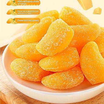 Big Mango Gummy Candy 1 Pounds Mango Flavored Gummy Candy Snack
