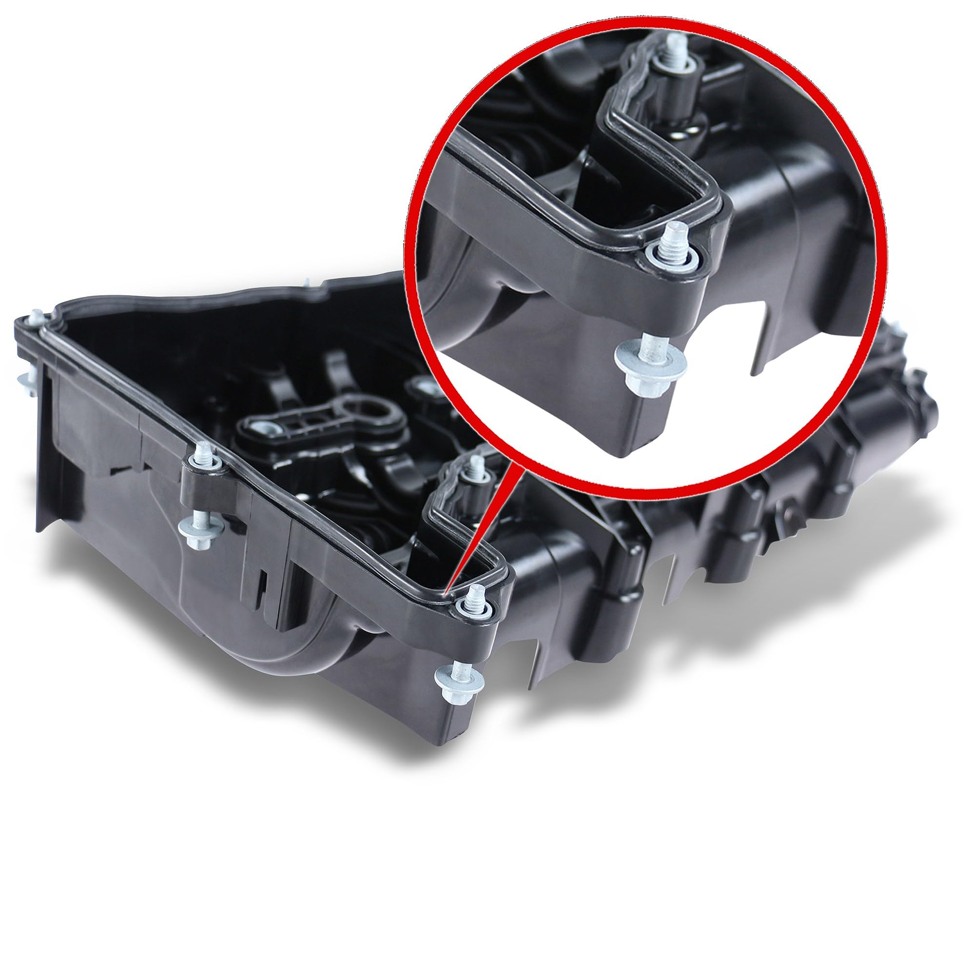 ATEC Germany Ventildeckel Kompatibel mit: BMW 1, 1, 2 Coupe, 3, 3, 3 Cabriolet, 3 Coupe, 3 Touring, 3 Touring, 4 Cabriolet, 4 Coupe, 4 Gran Coupe, 5, 5 Gran Turismo, 5 Touring, X1, X3, X5