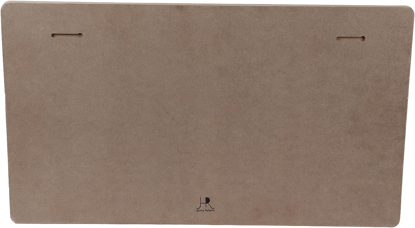 Hanna Roberts Decorative Cork Memo Bulletin Announcement Floral Designed Board for Home, Office, School, 12.9” x 22.63”