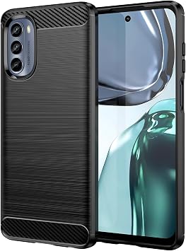 Moto G62 5G Shock Flexible TPU Rubber Phone Case 6.5" Black