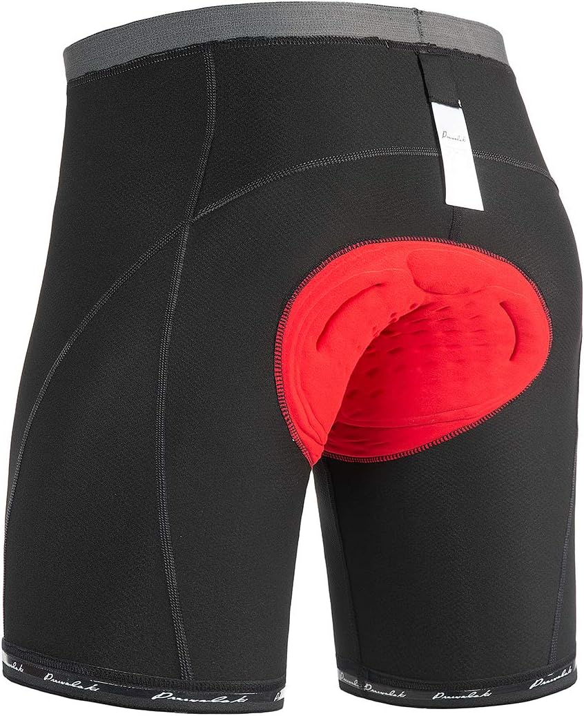 Przewalski Mens Cycling Underwear Shorts 3D Padded Bike Undershorts Bicycle MTB Liner Shorts with Non-Slip Leg Grip : Sports & Outdoors
