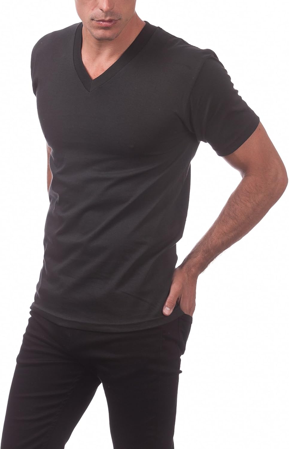 Pro Club Men's Comfort Short Sleeve V-Neck Shirt - Image 3