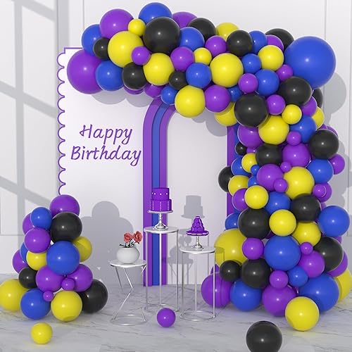 Miniatura 15 de Kit de arco de guirnalda de globos rojos, azules, verdes y blancos, 137 globos rojos, verdes y azules, amarillos, blancos, para carnaval, circo