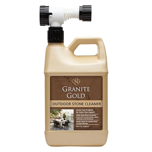 Granite Gold Outdoor Stone & Concrete Cleaner, Deep Cleans Patios,
