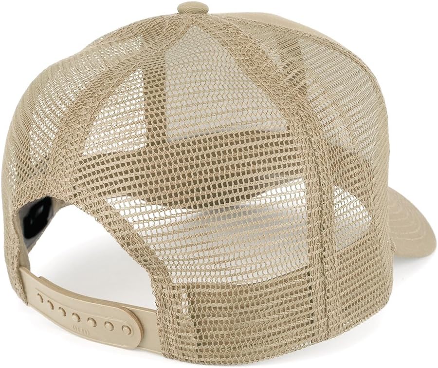 Armycrew Desert Storm Veteran Embroidered Patch Snapback Mesh Trucker Cap
