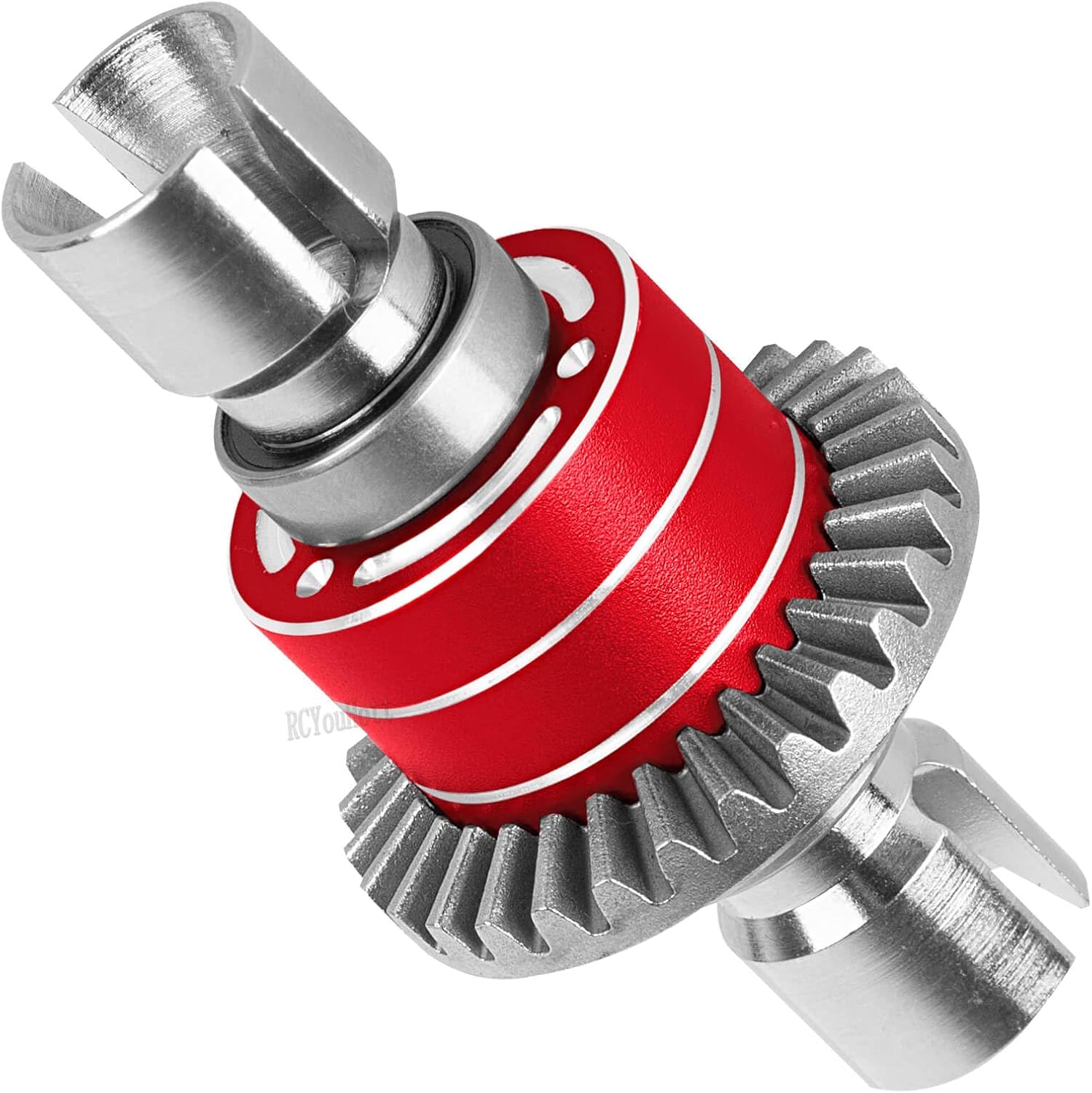 RC Front & Rear Differential Input Gear Kit Upgrades Part for 1/16 H16BM H16PL H16GT H16DR 16207 16208 16209 16210,1/14 14209 14210 14301 14303 Diff,Red