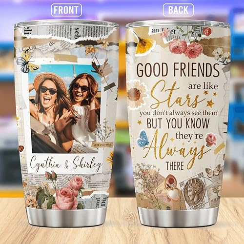 Miniatura 25 de CUBICER Vasos de café personalizados con tapa, fotos personalizadas, taza de acero inoxidable, citas con nombre personalizado, tazas aisladas