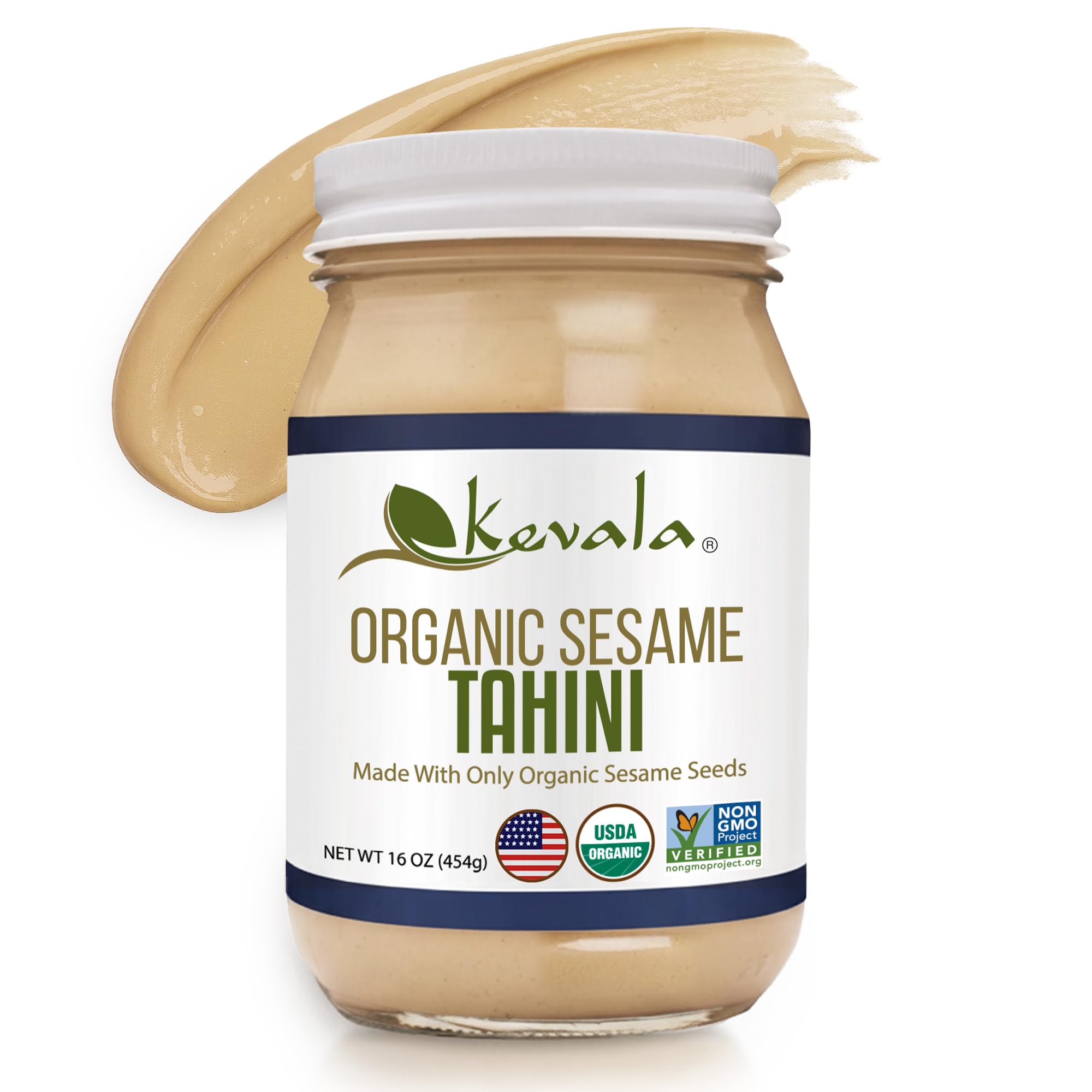 Kevala Organic Sesame Tahini, 16 OunceUSDA Organic