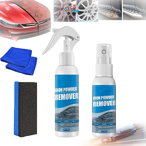 Miniatura 10 de RJDJ Spray de eliminación de óxido para automóvil, limpiador de pintura de metal, removedor de óxido, limpiador multifuncional de hierro para