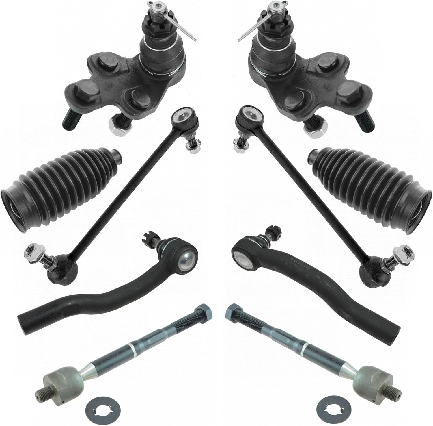 TRQ 10-Piece Front Steering & Suspension Kit (PSA30992)