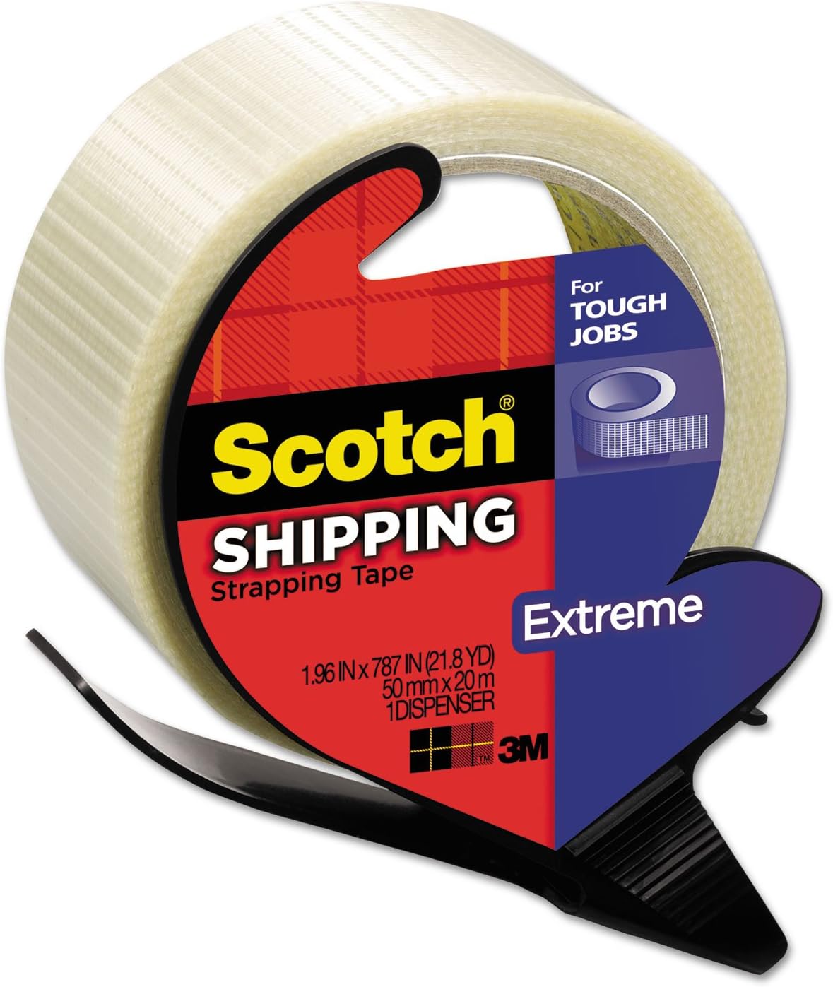 Scotch Extreme Application Packaging Tape with Dispenser