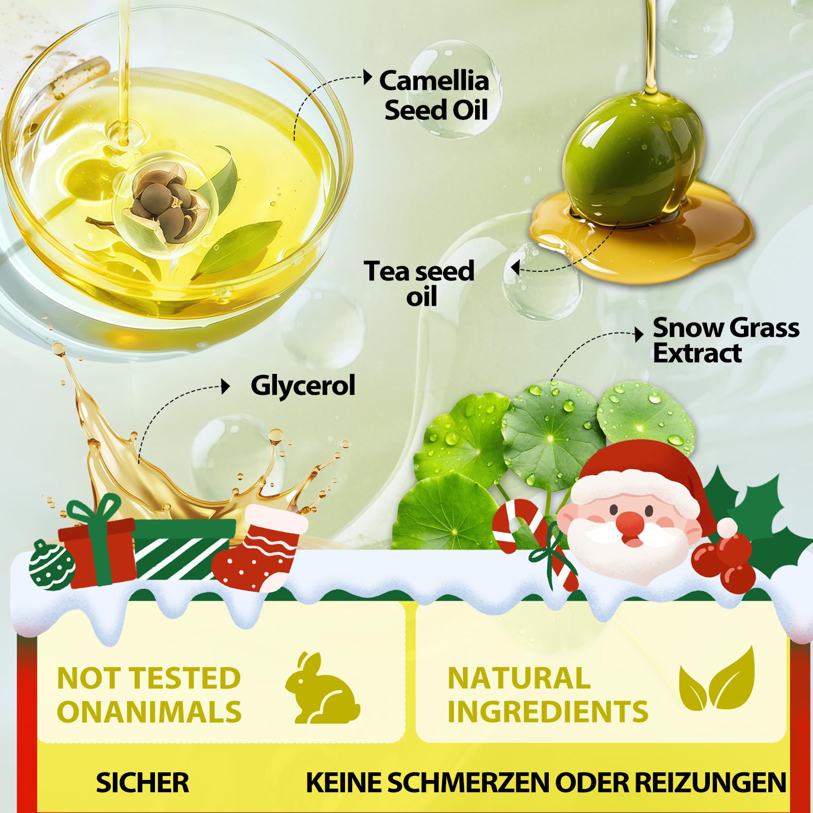 4 Paires Maschera Piedi e Mani Riscaldante, Azione Riscaldante Comfortevole, Elimina Pelle Secca, Nutre in Profondità Crevasses et Pieds & Mani Secs, Rendre la Peau plus Lisse