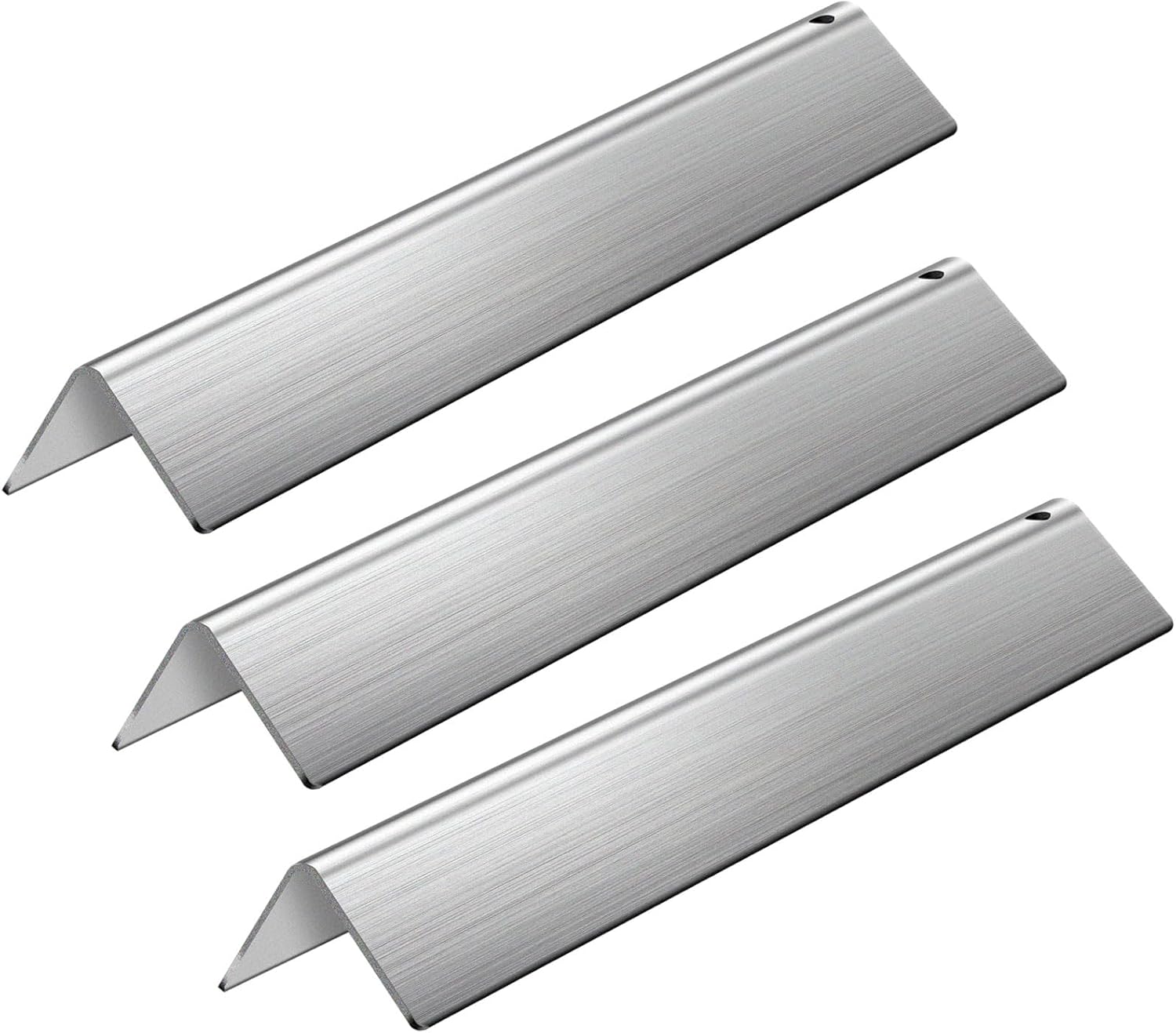 GasSaf 7637 7635 69785 67060 Grill Replacement Parts for Weber Spirit 200(Front-Knob), 17.5 Grill Grates, 15.3 Flavorizer Bars, 18 Burners Tube, 7 3/4 Heat Deflector for Weber GS4 Spirit II E210 E220