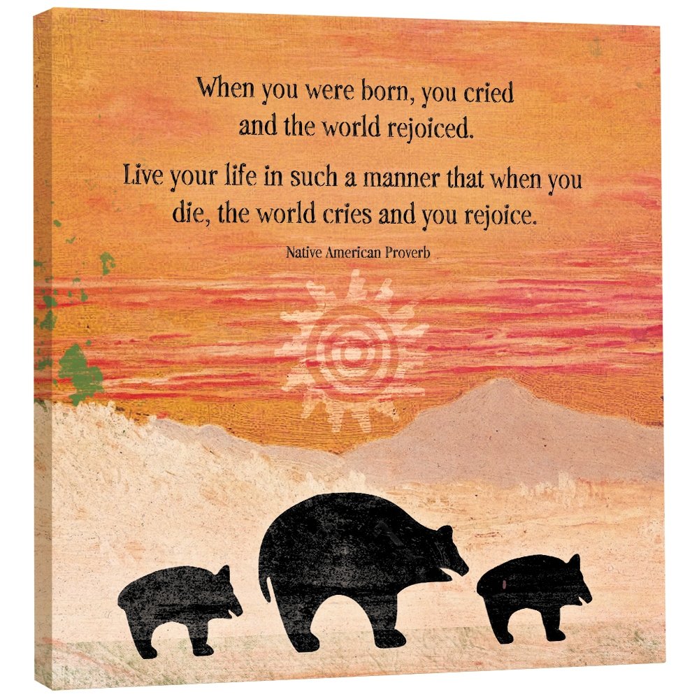 Tree Free When You Were Born Eco Art Plaque, Metal, Multi-Colour