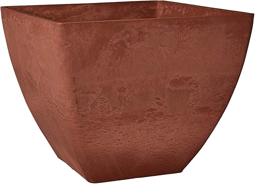PSW FB40TC Simplicity Square, 16 x 16 x 13, color terracota, 16 x 16 x 13 pulgadas