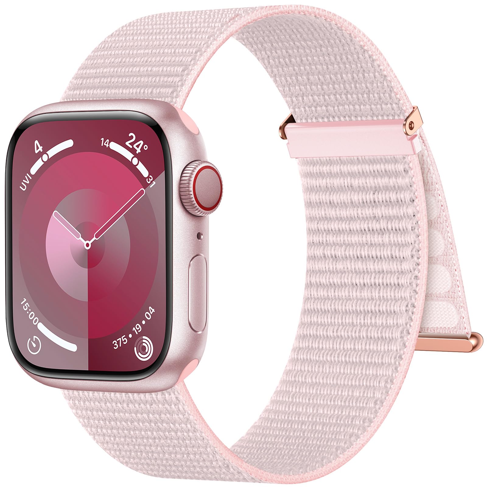 Higgs Nylon Cinturini Compatibile con Cinturino Apple Watch 49MM 45MM 44MM 42MM 41MM 40MM 38MM,Donna Uomo Cinturino Sportivi Nylon per iWatch Ultra 2 Series 9 8 7 6 5 4 3 2 1 SE,Regolabile