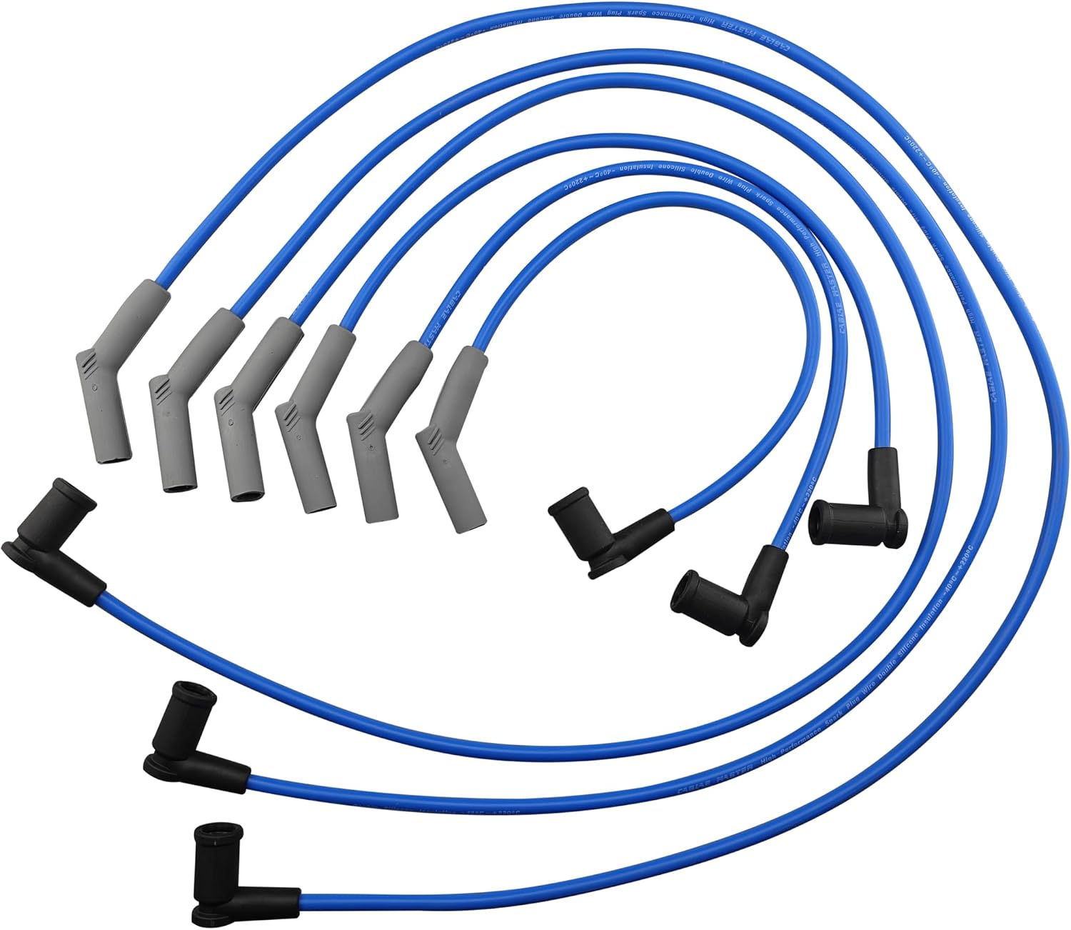 8.2MM High Performance Racing Spark Plug Wires Compatible with F-150 Heritage E-150 Club Wagon Econoline Club Wagon E-250 Econoline Mark LT 4.2L V6 2001-2008
