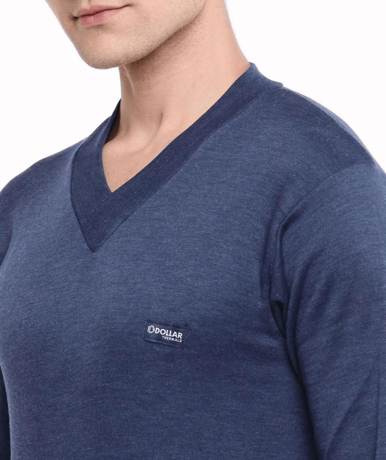 Dollar Men's Regular Thermal Top (MWMF-02-MEN-PO1-VN- Blue XL) - Image 5 thumbnail
