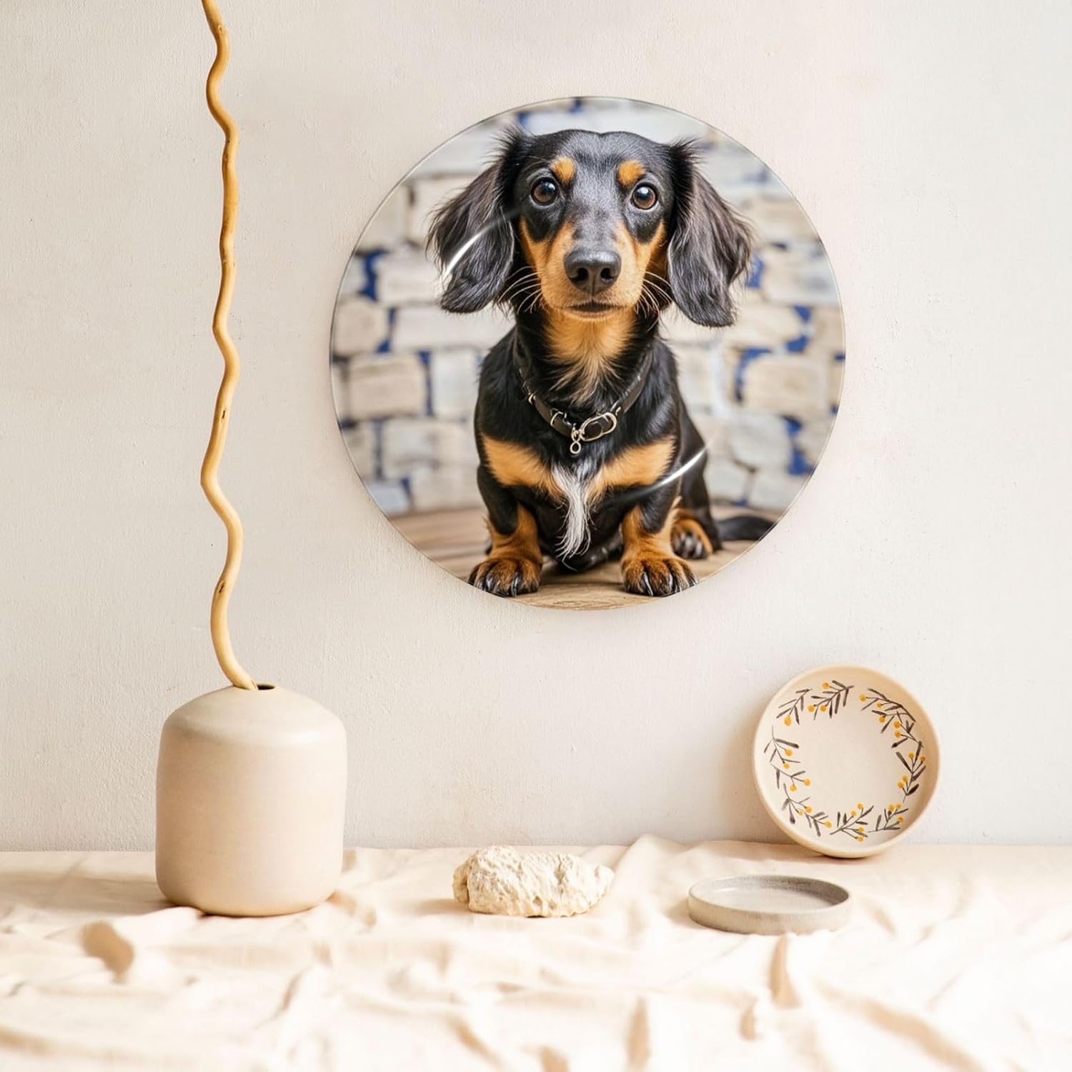 Decorative Plate Art Crafts Bone China Decorative Plate with Display Rack Souvenir Wall Decor Ceramic Ornaments Dinner Plates Ceramic Decoratives Plates for Home Office 10in