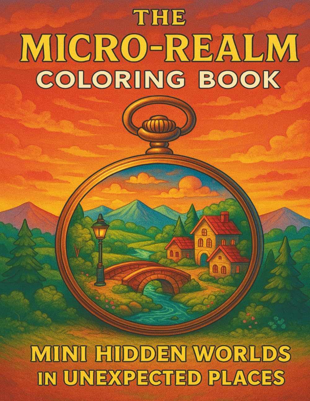 The Micro-Realm Coloring Book: Mini Hidden Worlds in Unexpected Places