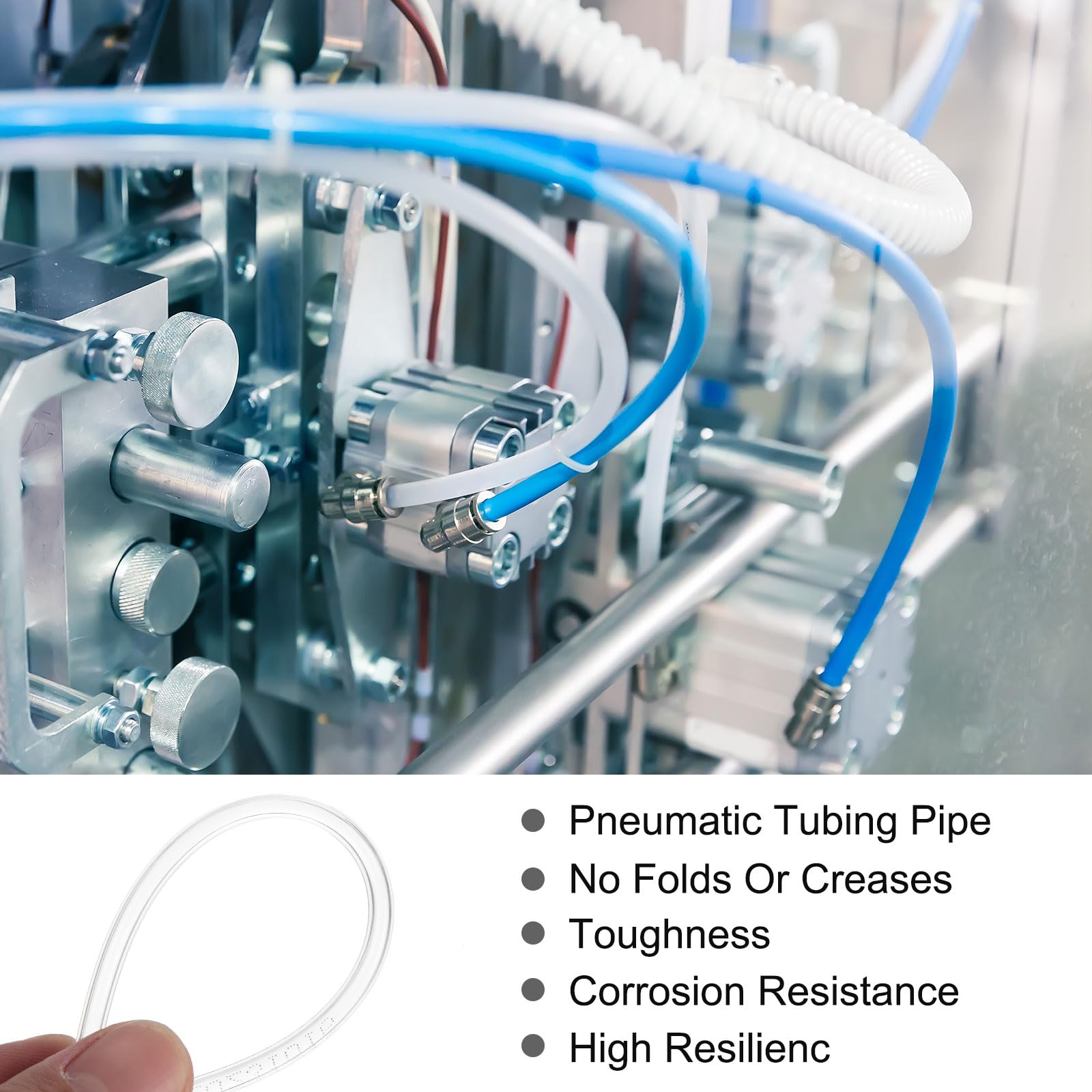 Rebower PU Air Tubing Hose, 4mm x 2.5mm Clear, 10m/32.8FT, 1pcs, 4mm x 2.5mm x 10m - Image 3