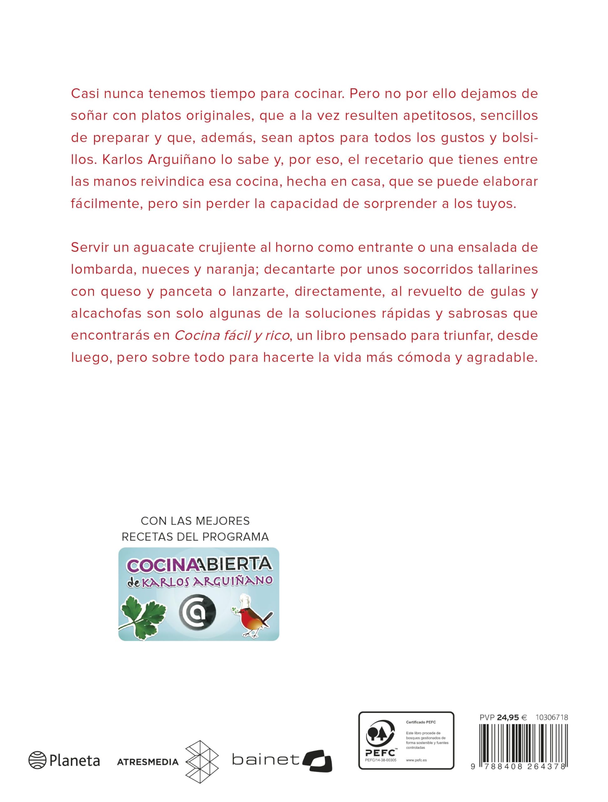Cocina fácil y rico: Más de 600 recetas para triunfar (Planeta Cocina)