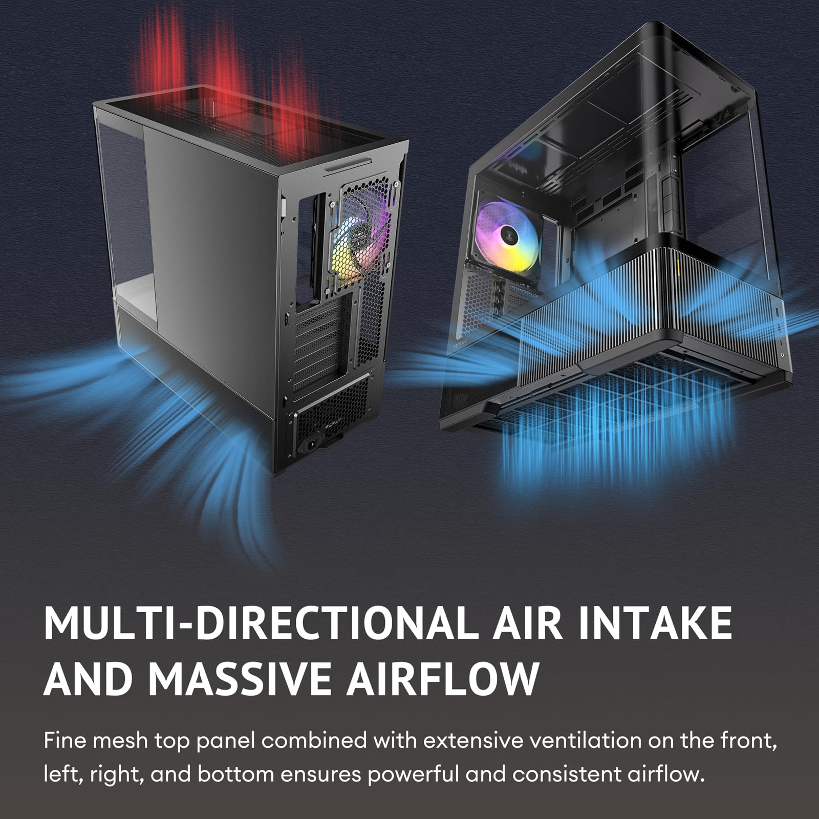 Antec Geh Mid C6 CURVE ARGB ATX/M-ATX/M-ITX o.N. BK retail (0-761345-10287-2)