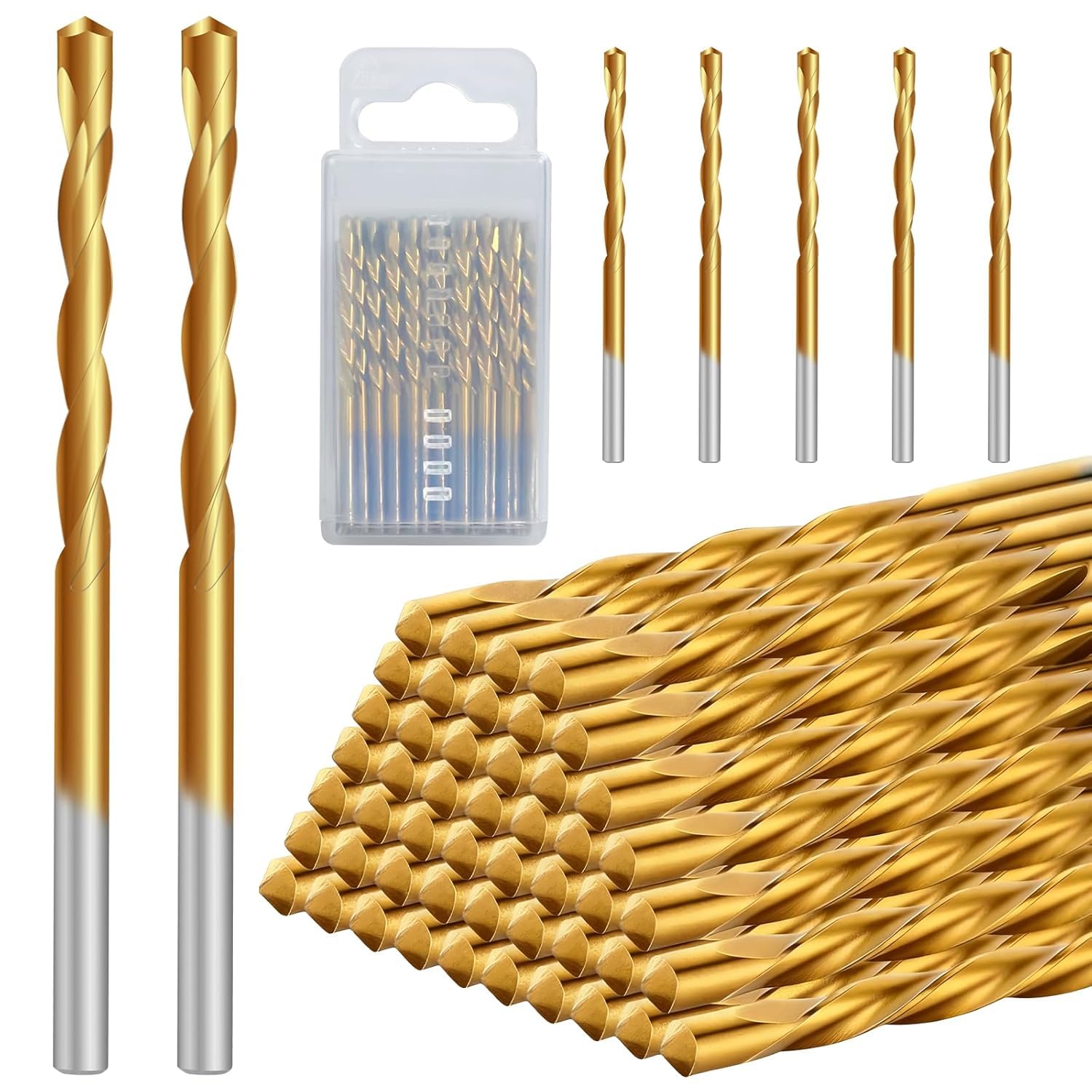 Drywall Router Bits Set - 50 Spiral Bits -8 Drywall Router Bits Set - 50 Spiral Bits -8
