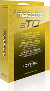 Maestro HRN-AR-TO1 Plug and Play Amplifier Harness for Lexus and Toyota Vehicles
