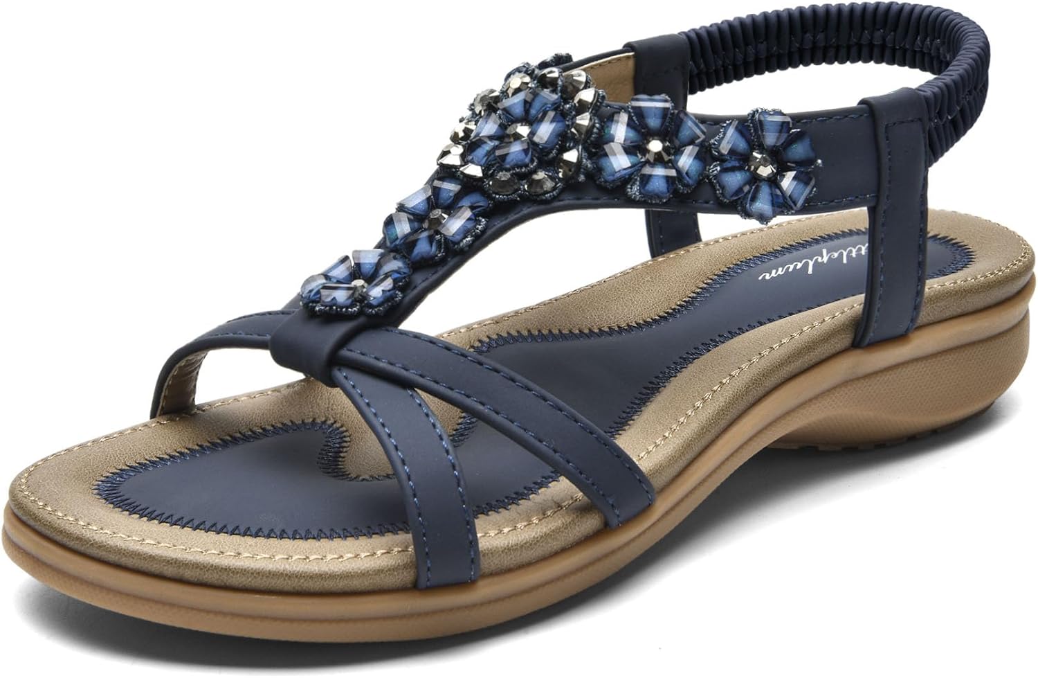 Littleplum Sandals Women Flat Dressy Sandal Summer Comfortable Slip-on Casual Beach Shoes Dress Bohemian Ankle Elastic Flats Sandals Littleplum Sandals Women Flat Dressy Sandal Summer Comfortable Slip-on Casual Beach Shoes Dress Bohemian Ankle Elastic Flats Sandals