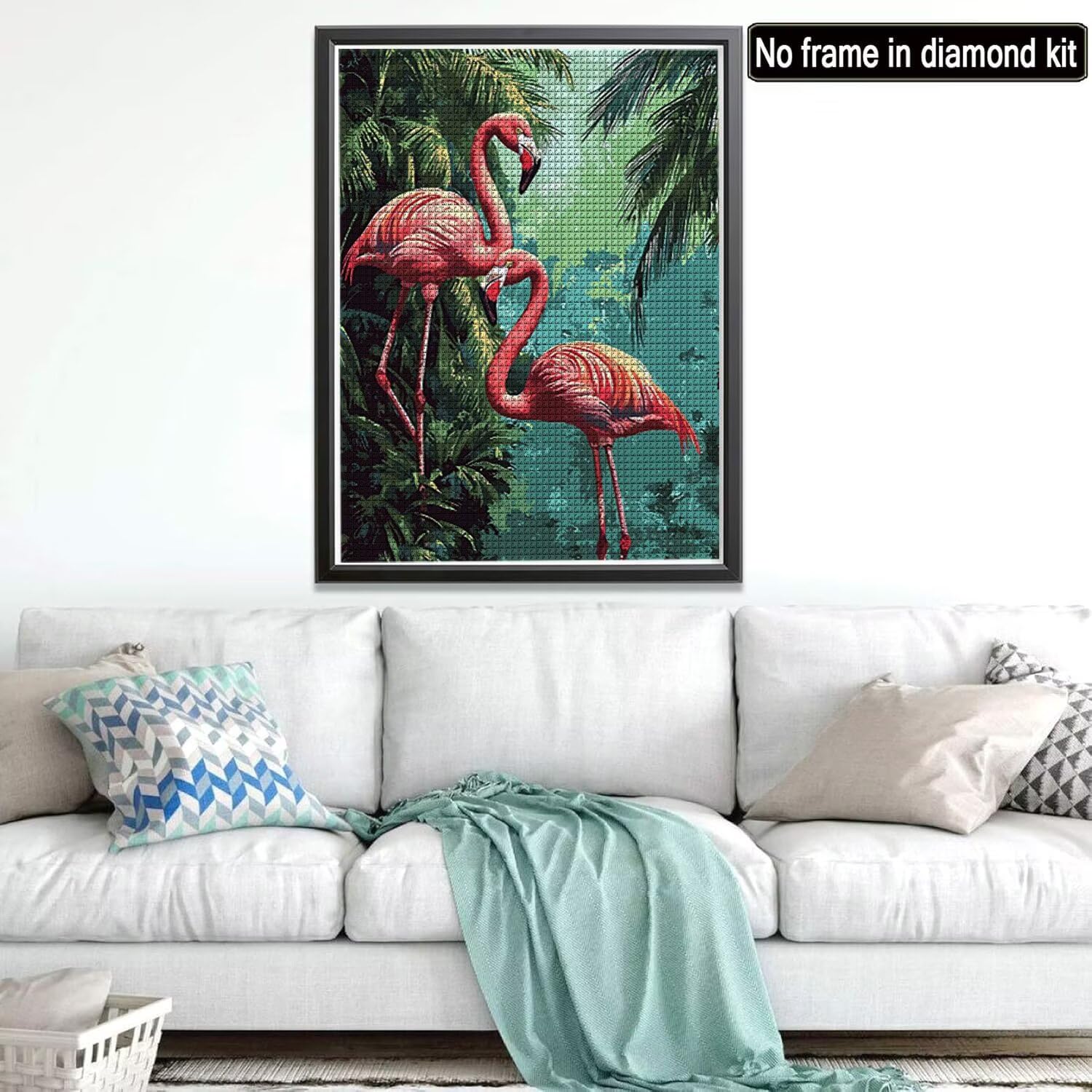 5D DIY diamentowe malowanie pełny zestaw, Flamingo Diamentowe malowanie Kryształ Sztuki Dzieci Malowanie, Kryształ Górski Haft krzyżykowy, Hobby Kreatywni Dorośli Dekoracje ścienne i domowe, Prezenty