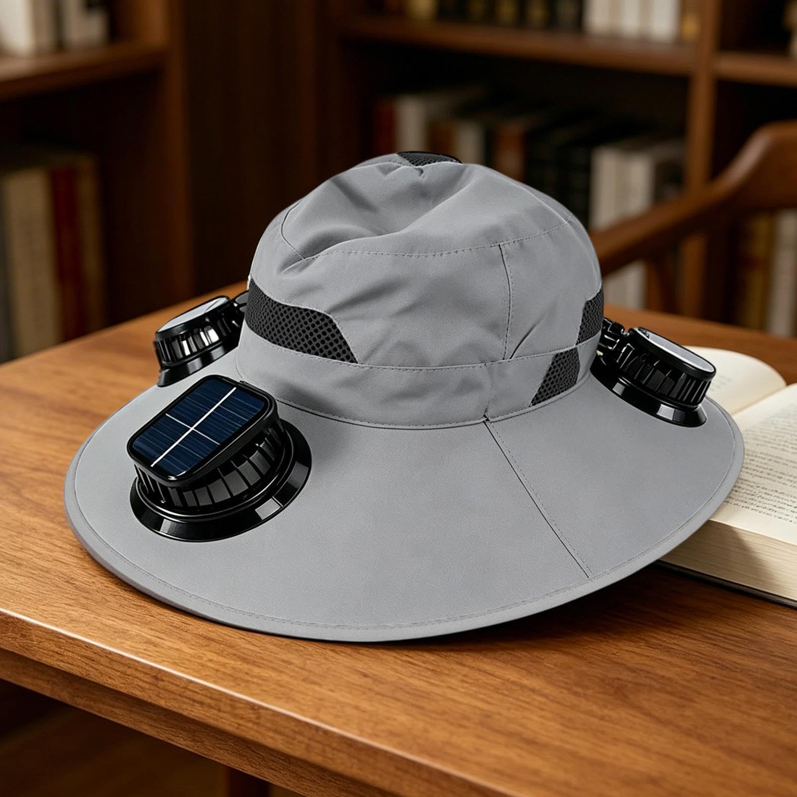 Cappello con Ventilatore Visiera ricaricabile regolabile con flusso d'aria | Cappello da Pesca con Ventilatori per Campeggio Lavoro Giardinaggio Escursionismo Pesca Esterno Spiaggia
