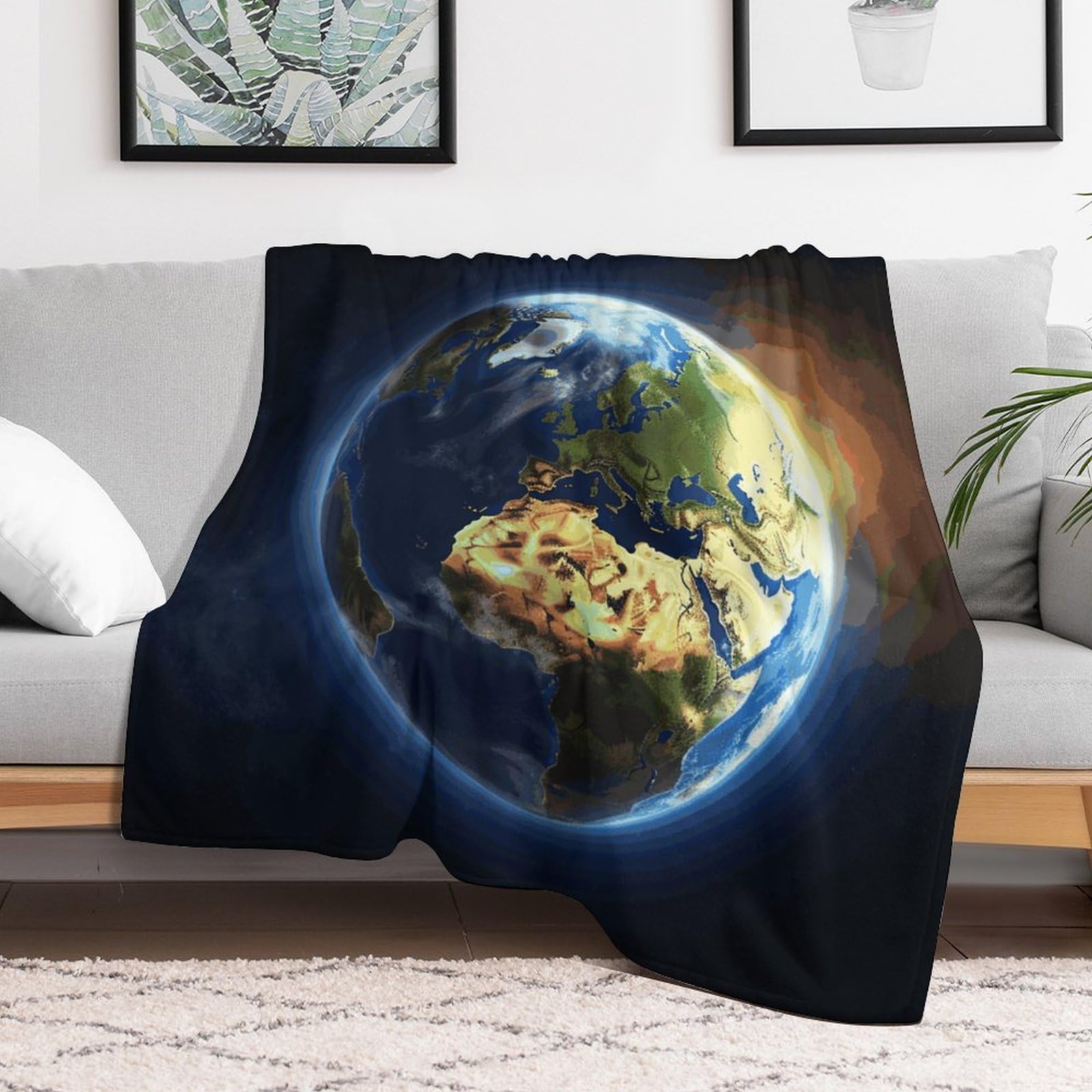 Couverture en micro polaire pour des soirées cocooning au salon