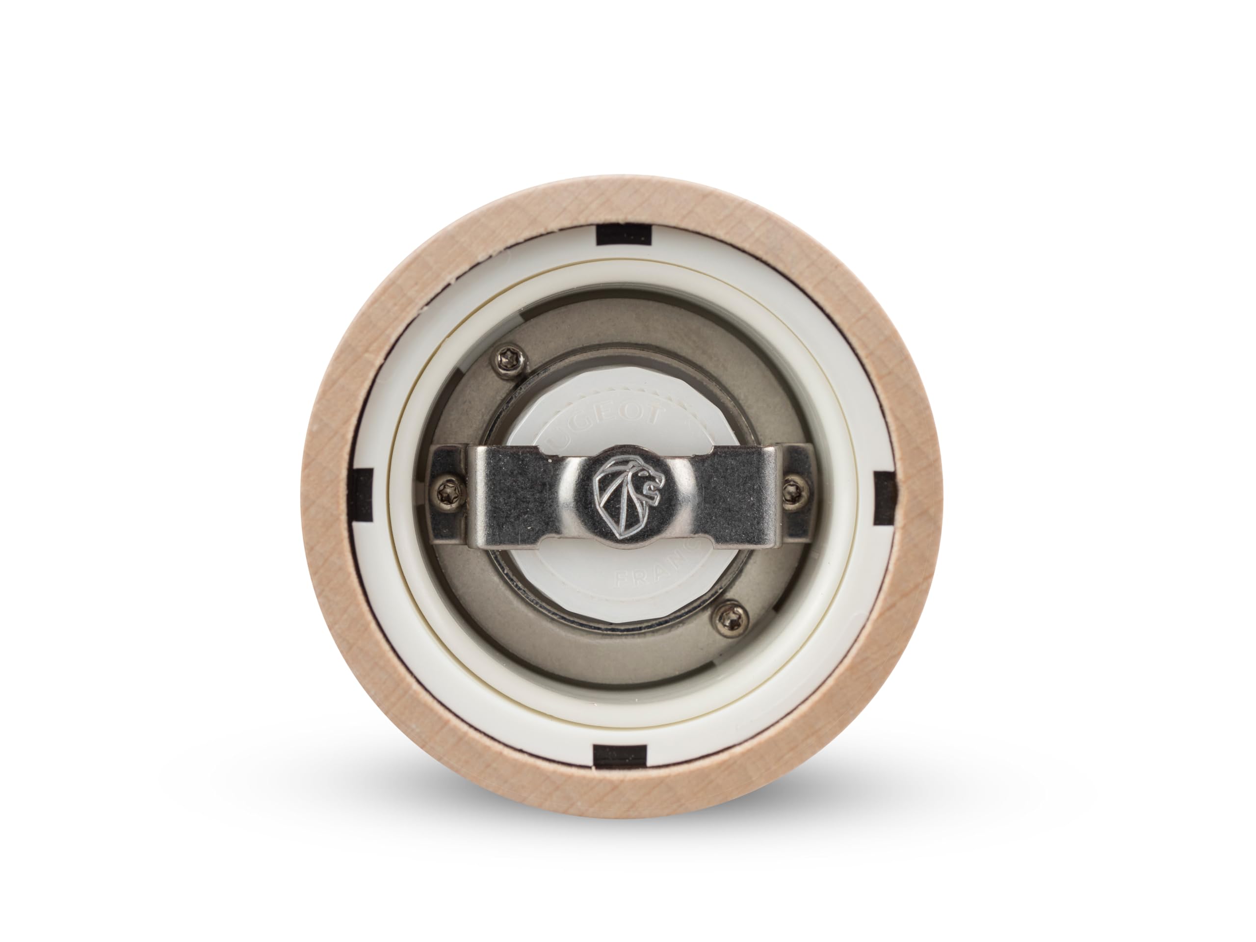 PEUGEOT Paris u'Select - Juego de molinillos de pimienta y sal de 18 cm, 6 ajustes predefinidos, juego de molinillos de sal y pimienta, innovación en polvo, mecanismo de circonio, madera certificada